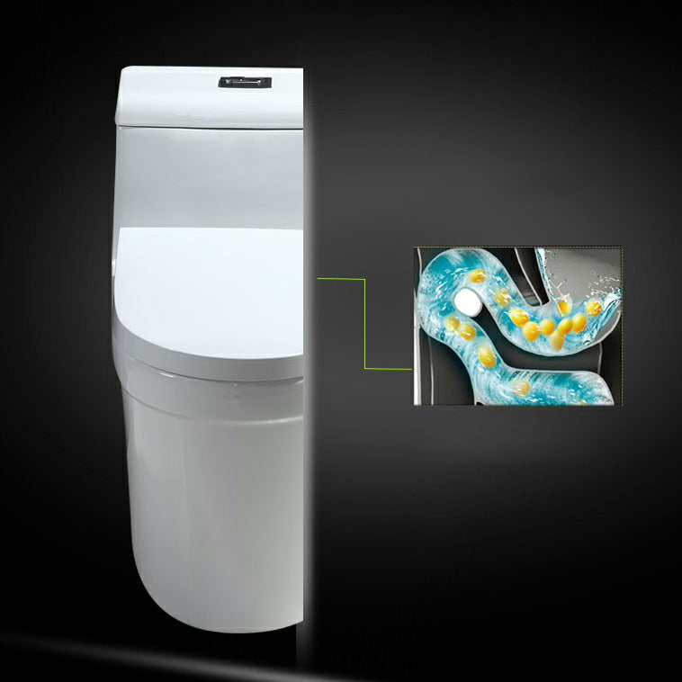 Contemporary One Piece Flush Toilet White Urine Toilet for Bathroom