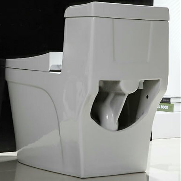 Contemporary One Piece Flush Toilet White Urine Toilet for Bathroom