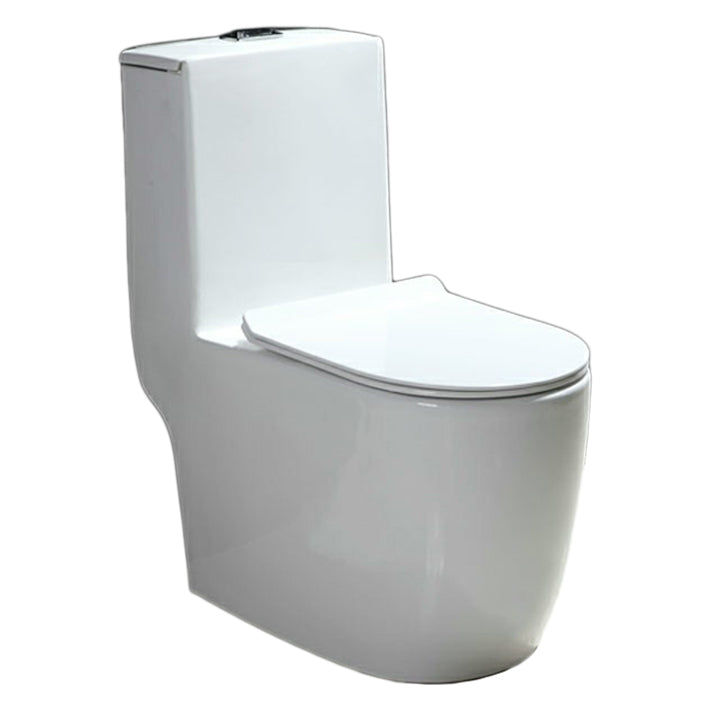 Contemporary One Piece Flush Toilet White Urine Toilet for Bathroom