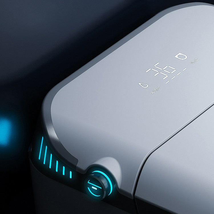 Contemporary One Piece Flush Toilet White Toilet for Bathroom