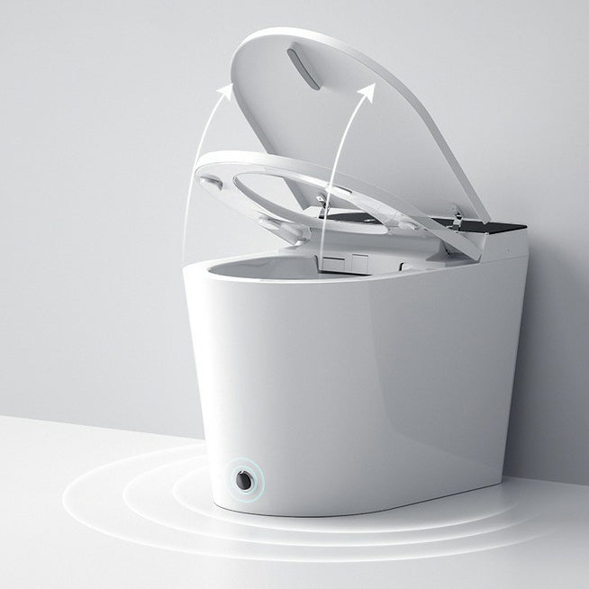 Contemporary One Piece Toilet White Urine Toilet for Bathroom