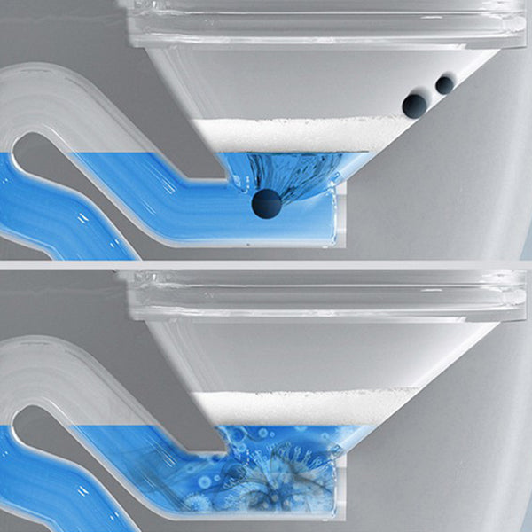 Contemporary One Piece Toilet White Urine Toilet for Bathroom