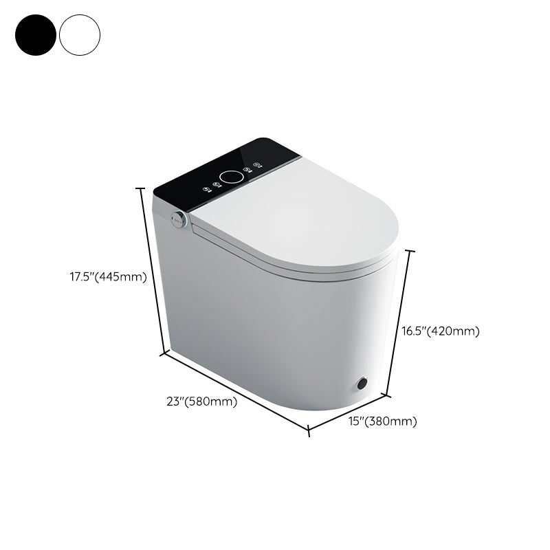 Contemporary One Piece Toilet White Urine Toilet for Bathroom