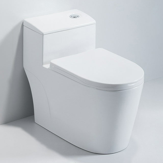 Modern Ceramic Toilet Bowl One Piece Flush Toilet with Toilet Seat