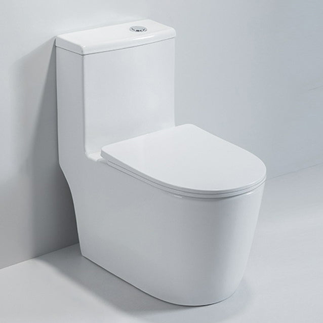 Modern Ceramic Toilet Bowl One Piece Flush Toilet with Toilet Seat