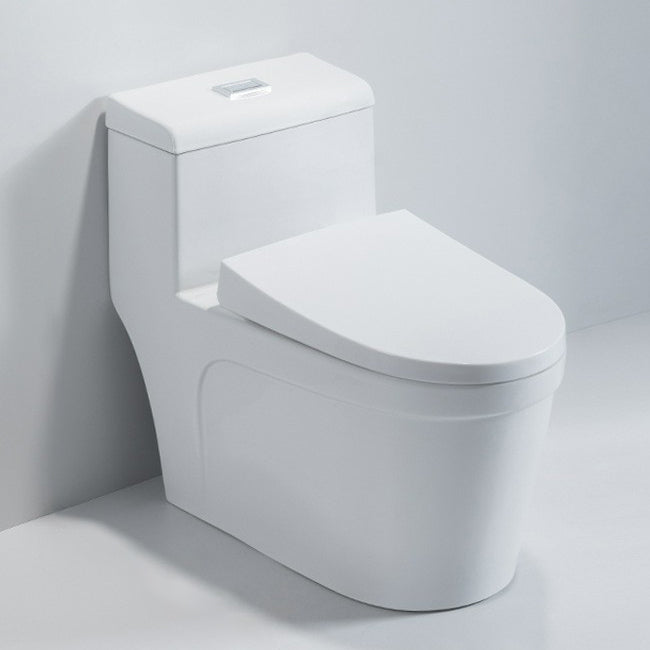 Modern Ceramic Toilet Bowl One Piece Flush Toilet with Toilet Seat