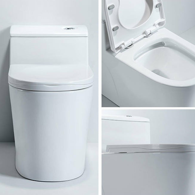 Modern Ceramic Toilet Bowl One Piece Flush Toilet with Toilet Seat