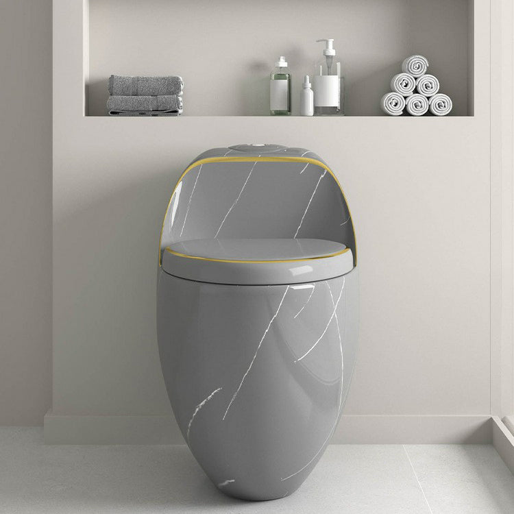 Contemporary 1 Piece Flush Toilet Floor Mounted Urine Toilet for Bathroom