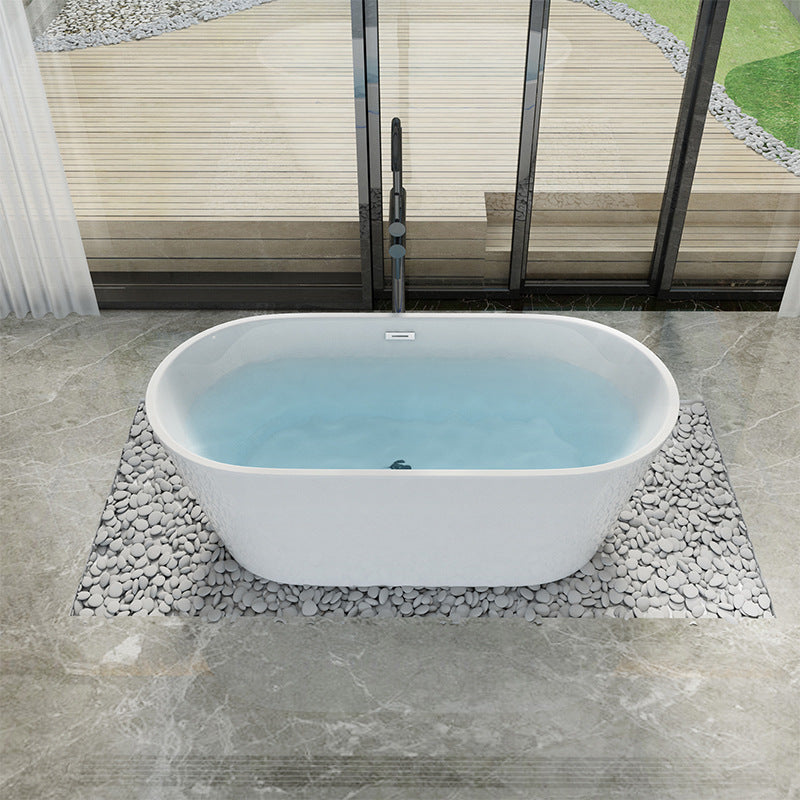 Soaking Bathtub Antique Finish Back to Wall Acrylic Bath Tub