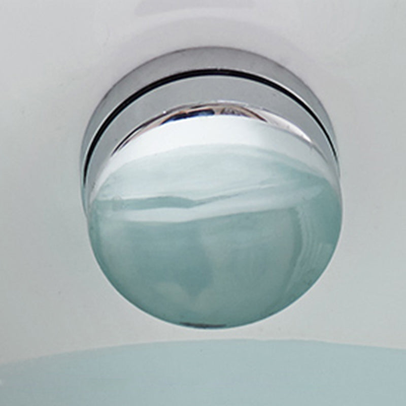 Back to Wall Bathtub Antique Finish Soaking Acrylic Bath Tub