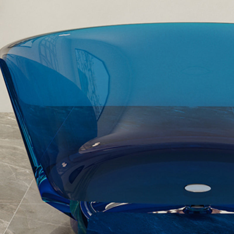 Modern Soaking Bathtub Antique Finish Round Freestanding Bath Tub