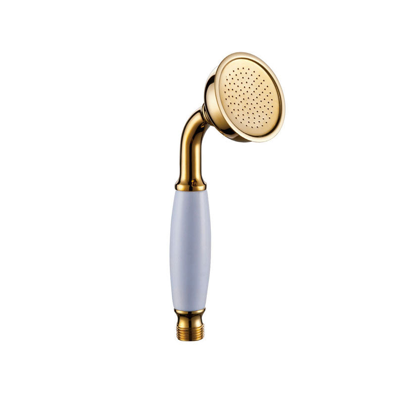 All-Copper Single-Function Handheld Shower Head European-Style Antique Rain Shower Head