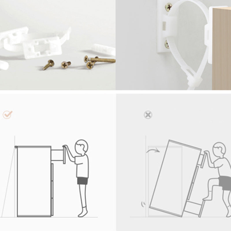 Contemporary Vertical Lingerie Chest Wood Storage Chest Dresser for Home Office