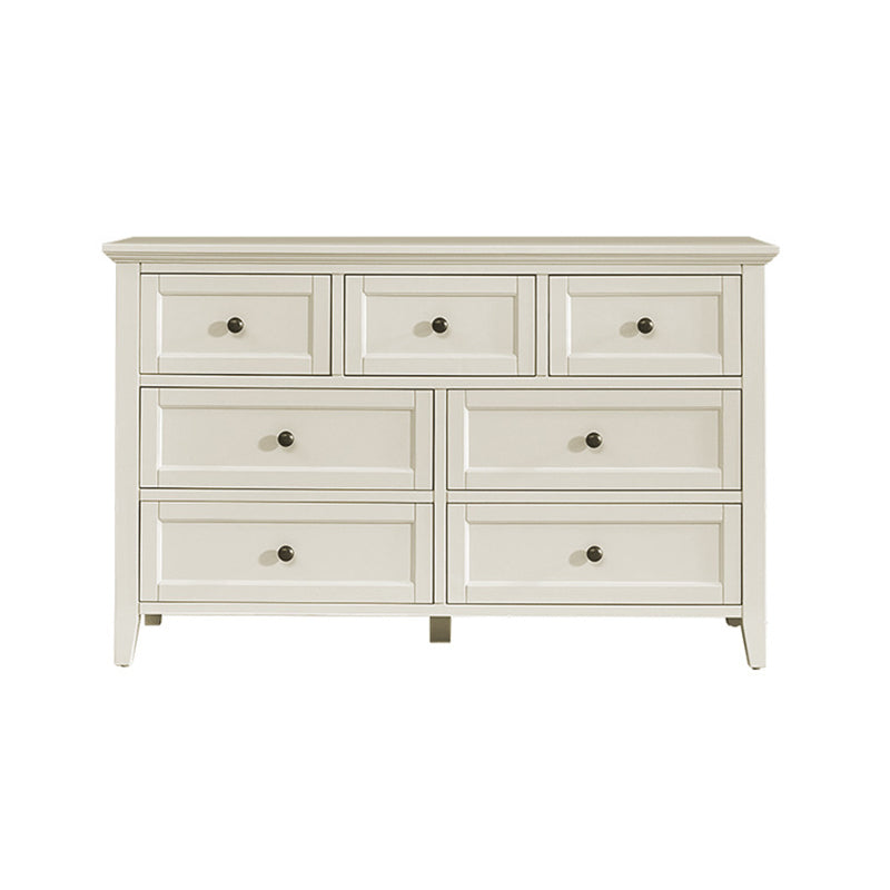 Traditional Oak Lingerie Chest Vertical Storage Chest Dresser for Home