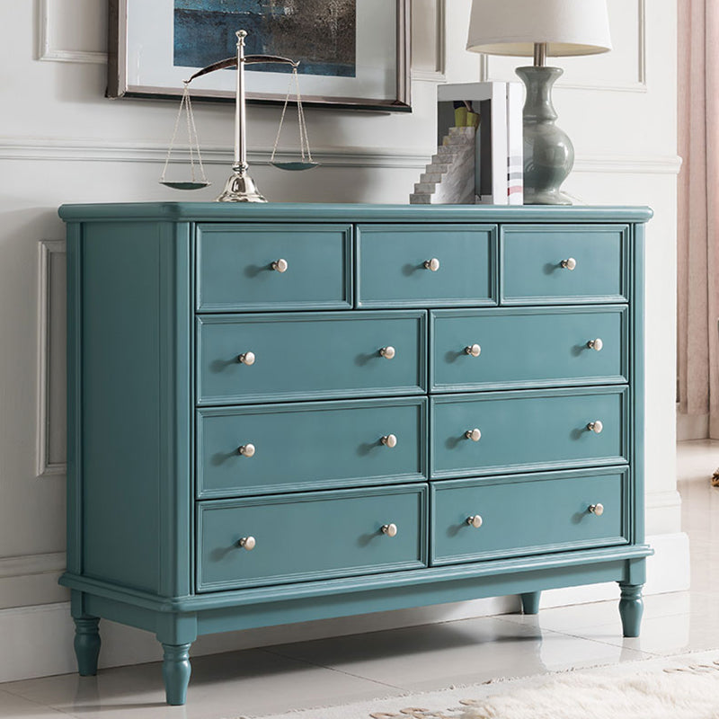 Coastal Double Dresser Ash Storage Chest Dresser with Drawers for Bedroom
