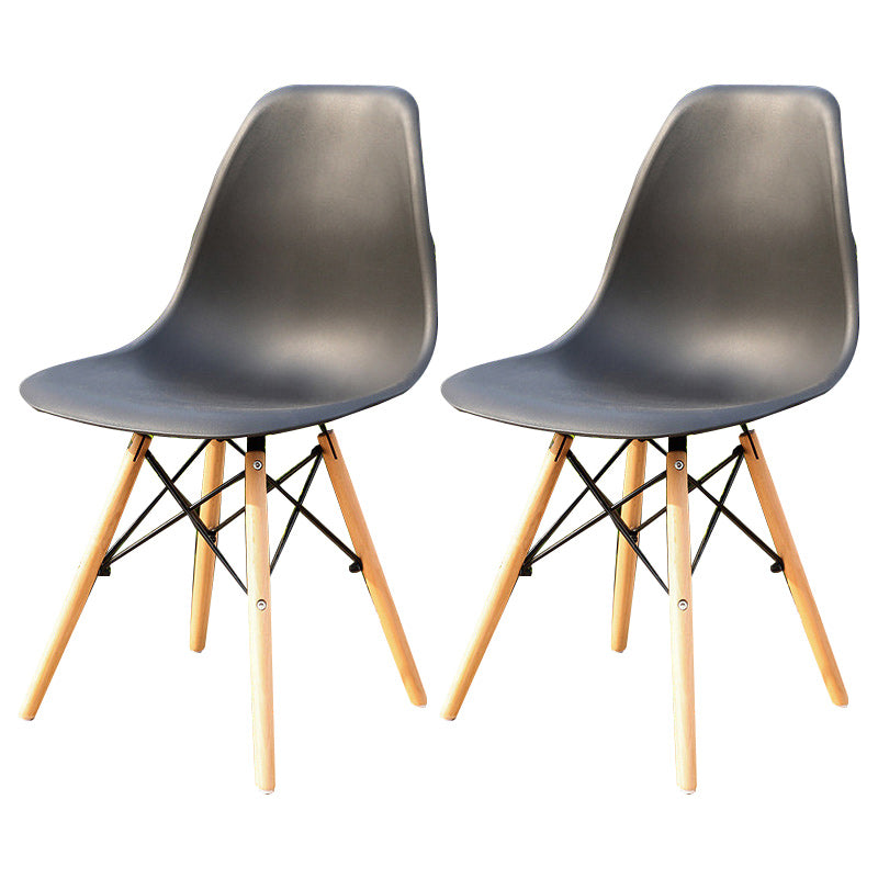 Stacking Dining Armchair Contemporary Plastic Patio Arm Chair