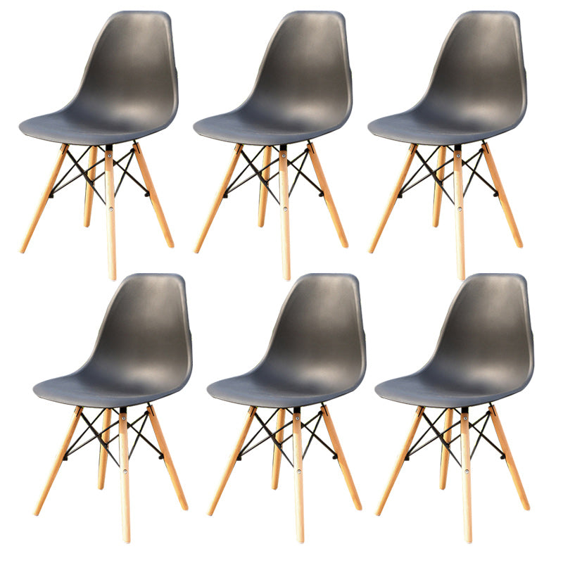 Stacking Dining Armchair Contemporary Plastic Patio Arm Chair
