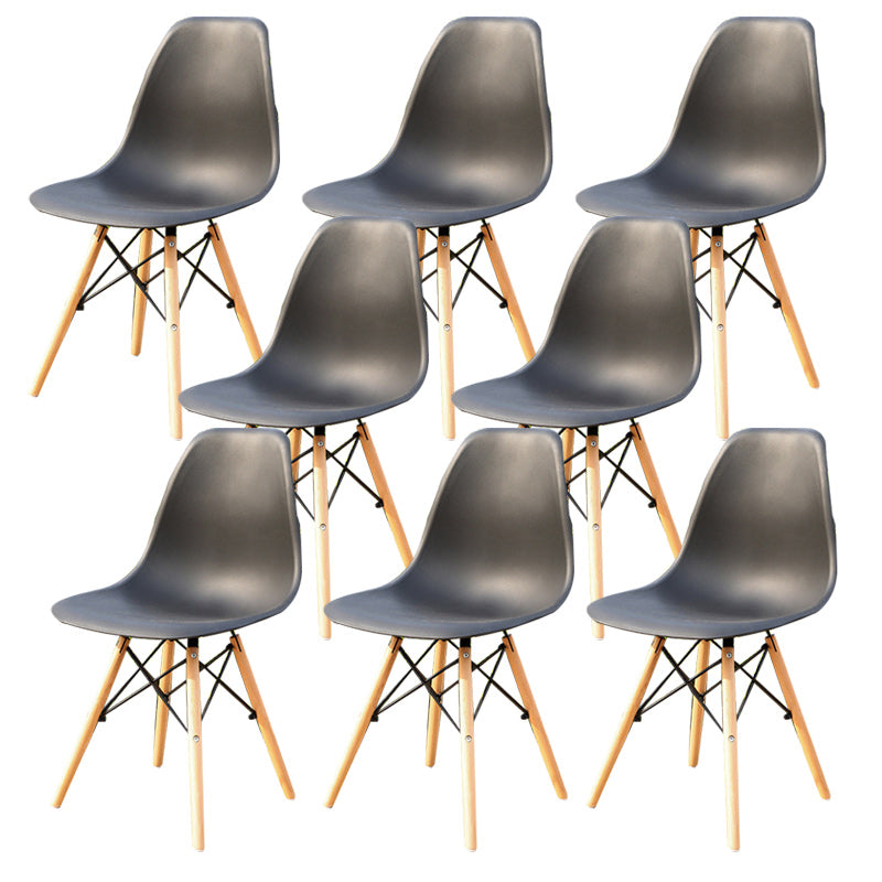 Stacking Dining Armchair Contemporary Plastic Patio Arm Chair