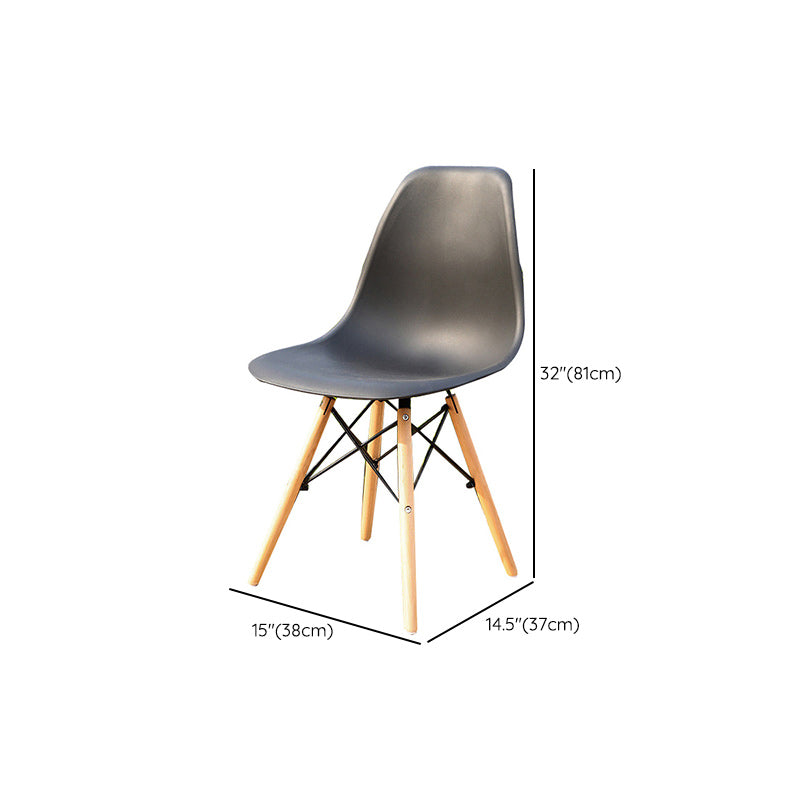 Stacking Dining Armchair Contemporary Plastic Patio Arm Chair