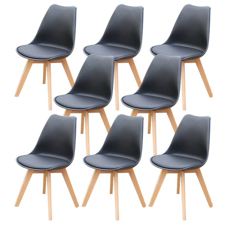 Contemporary Plastic Outdoors Dining Chairs Stacking Patio Dining Armchair