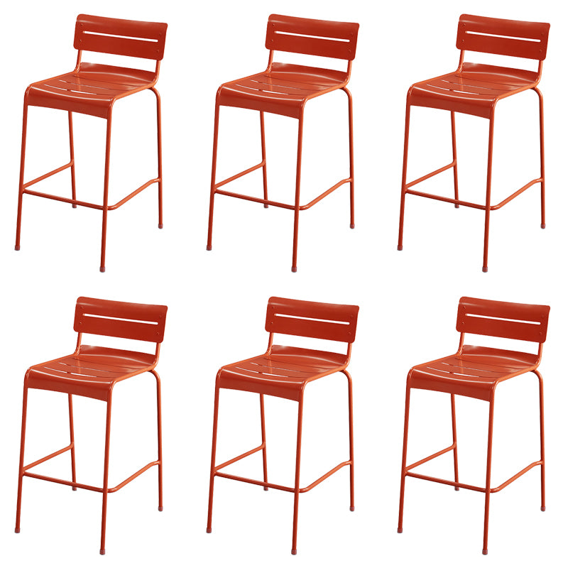 Modern Patio Dining Armchair Aluminum Open Back With Arm Outdoor Bistro Chairs