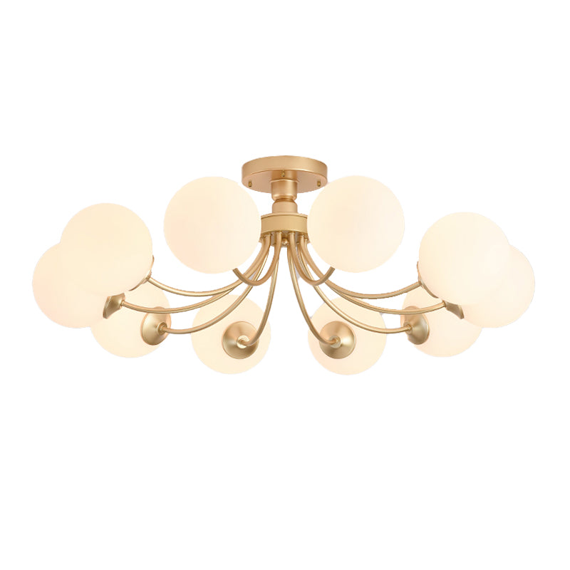 Modern Simple Iron Ceiling Light Ball Shape Ceiling Lamp for Living Room