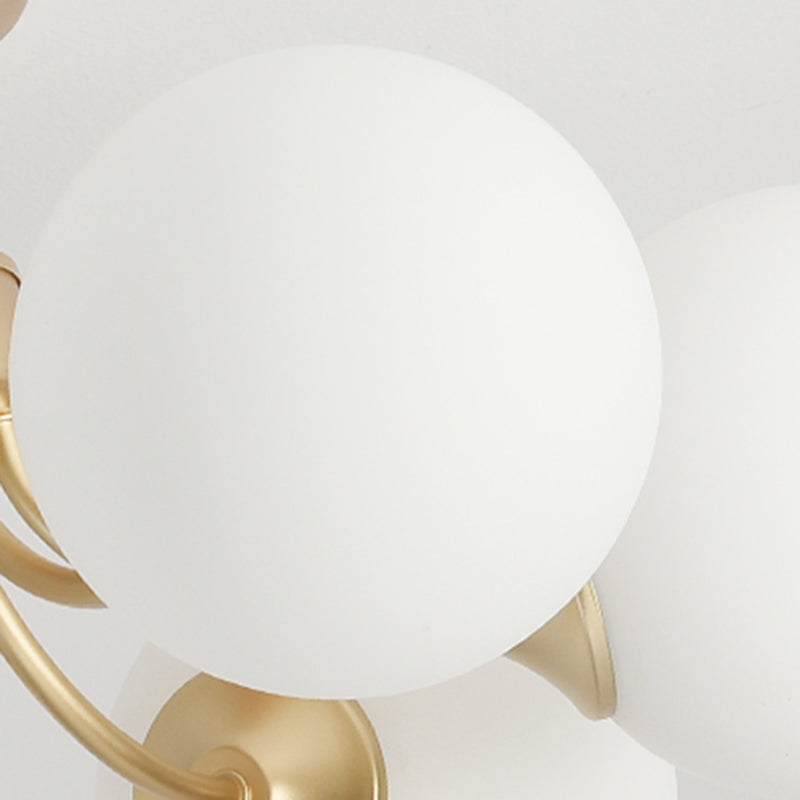 Modern Simple Iron Ceiling Light Ball Shape Ceiling Lamp for Living Room