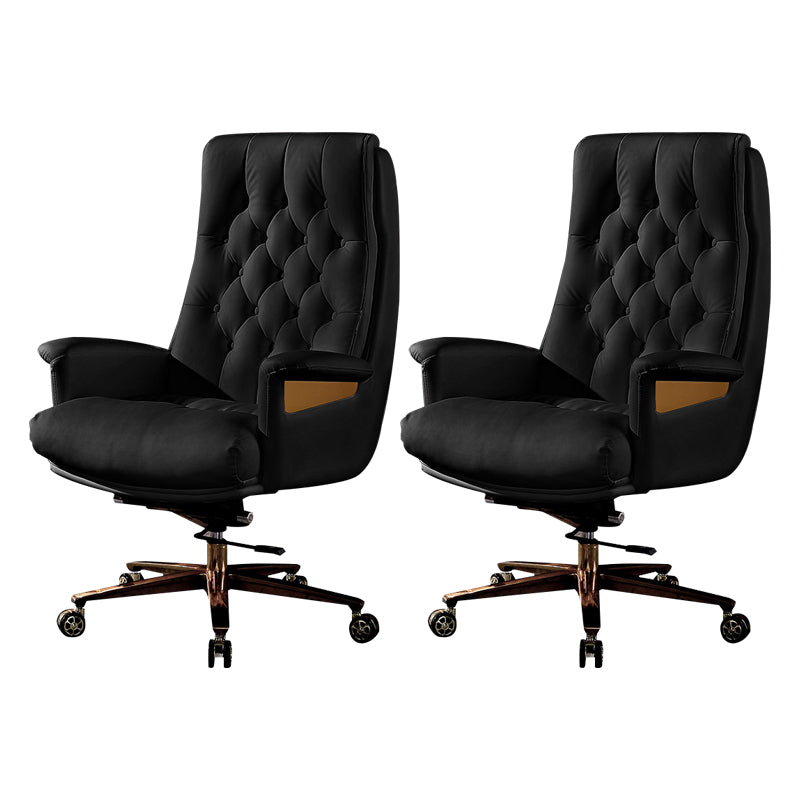 Fixed Arms Swivel Chair Modern Adjustable Seat Height Chair with Wheels