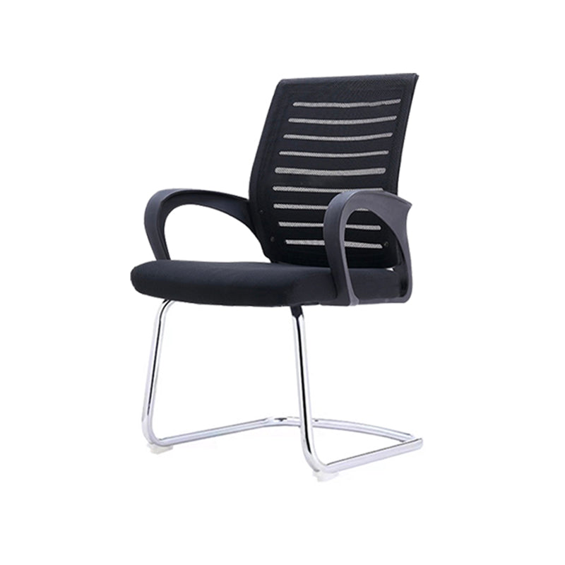 Modern Style Office Chair Mid-Back Ergonomic Desk Chair with Arm