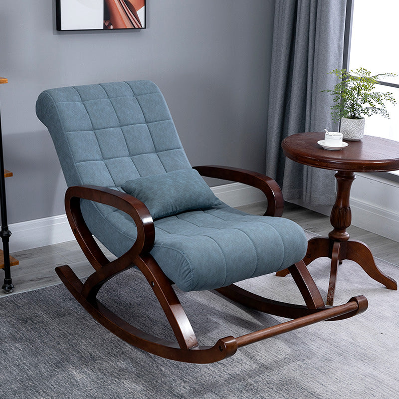 Mid-Century Modern Style Rocking Chair Wooden Sofa Rocking Chair