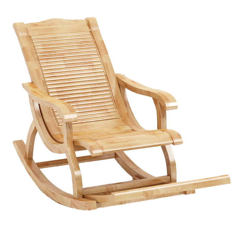 Chinese Solid Wood Lazy Sofa Chair Home Rocking Chair for Living Room