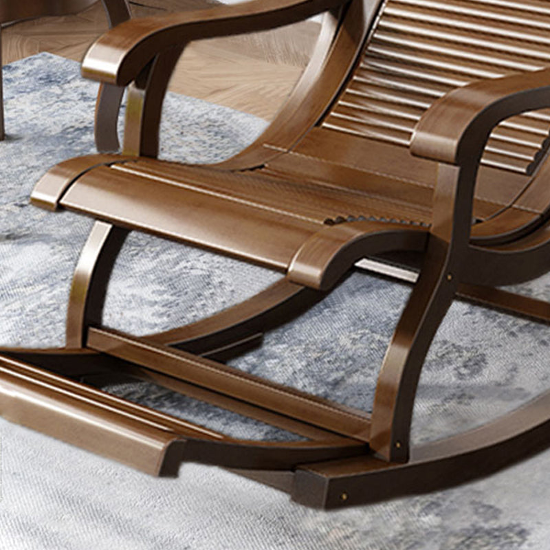 Chinese Solid Wood Lazy Sofa Chair Home Rocking Chair for Living Room