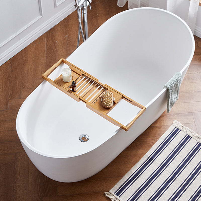 Stone Soaking Bathtub Antique Finish Single Slipper Bath Tub