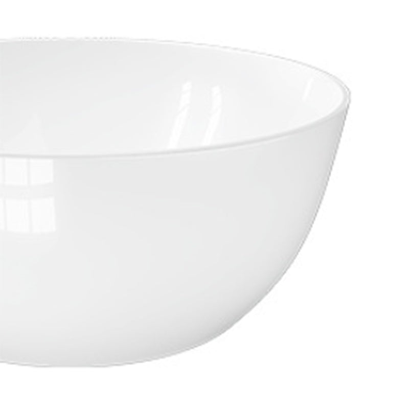 Acrylic Round Tub Soaking Freestanding Bathtub , 23.62-inch Tall
