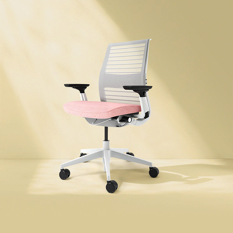 Modern Office Chair Adjustable Seat Height Swivel Chair with Wheels