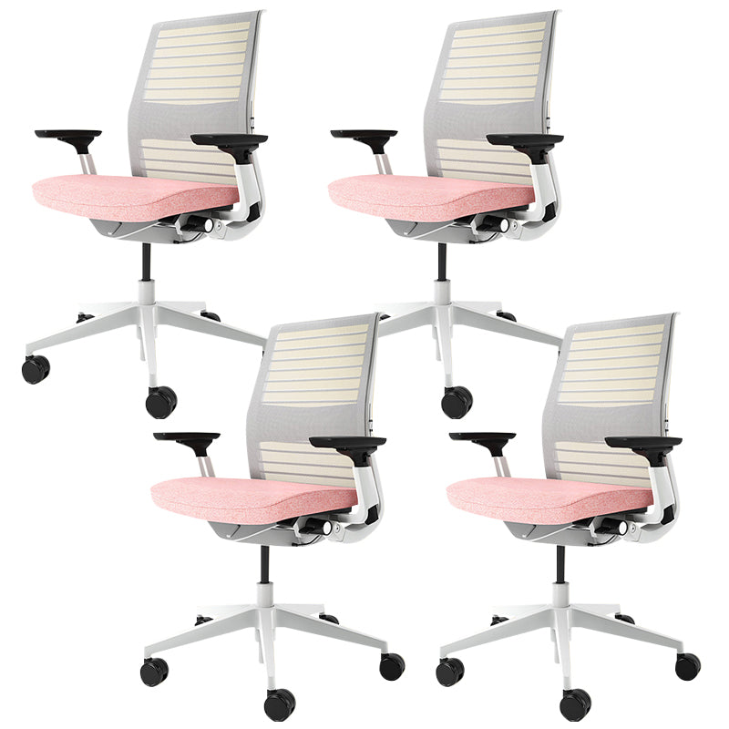 Modern Office Chair Adjustable Seat Height Swivel Chair with Wheels