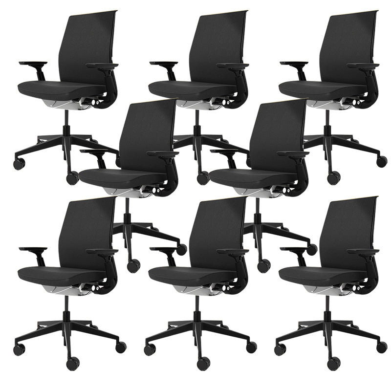 Modern Office Chair Adjustable Seat Height Swivel Chair with Wheels