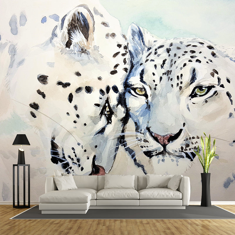 Animals Illustration Resistant Mural Wallpaper Sleeping Room Wall Mural