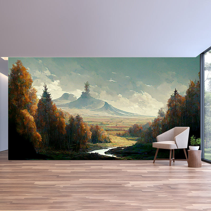 Environment Friendly Mural Wallpaper Landscape Painting Bedroom Wall Mural