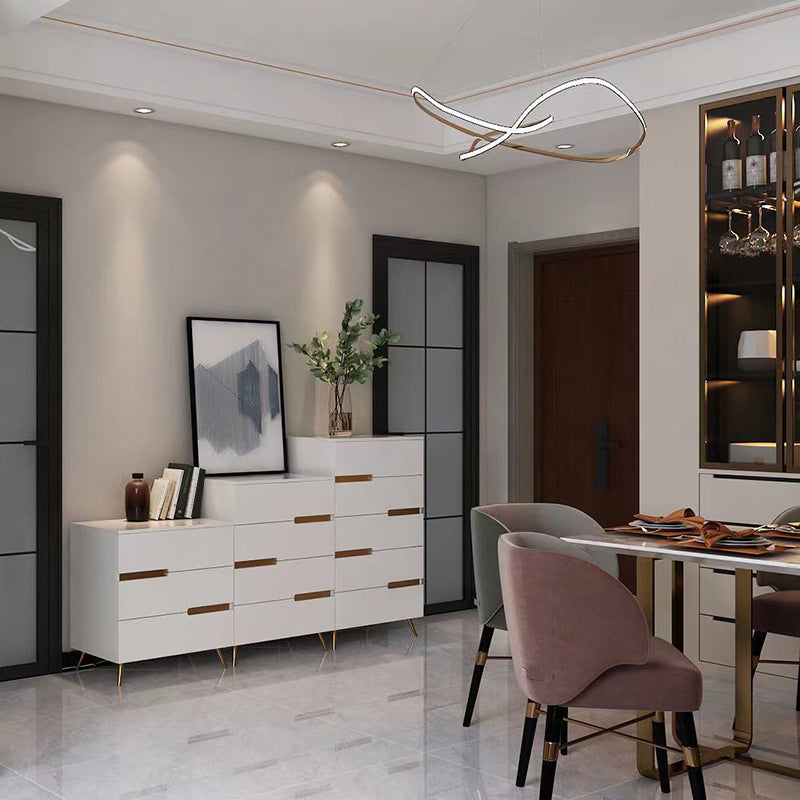 Modern Storage Chest Dresser 3/4/5 Drawers Storage Chest , 15.6-inch Width