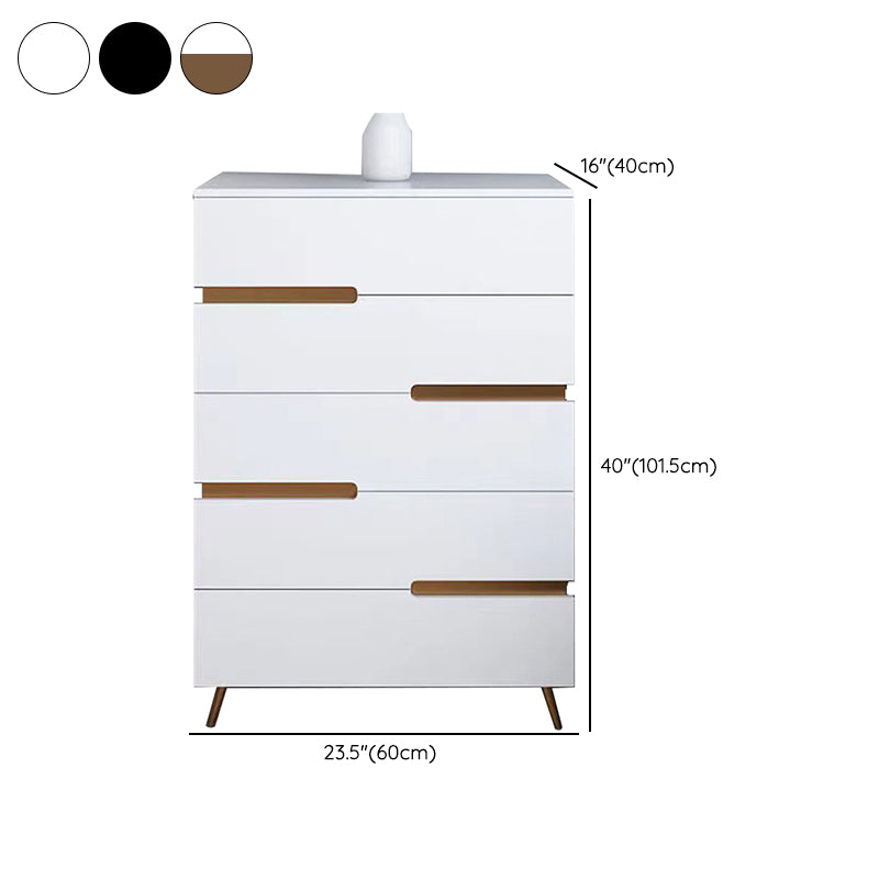 Modern Storage Chest Dresser 3/4/5 Drawers Storage Chest , 15.6-inch Width