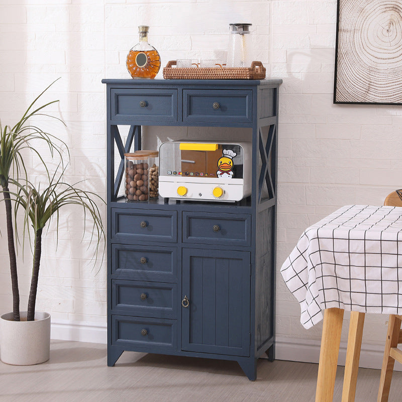 Coastal Combo Dresser Solid Wood Storage Chest Dresser for Bedroom