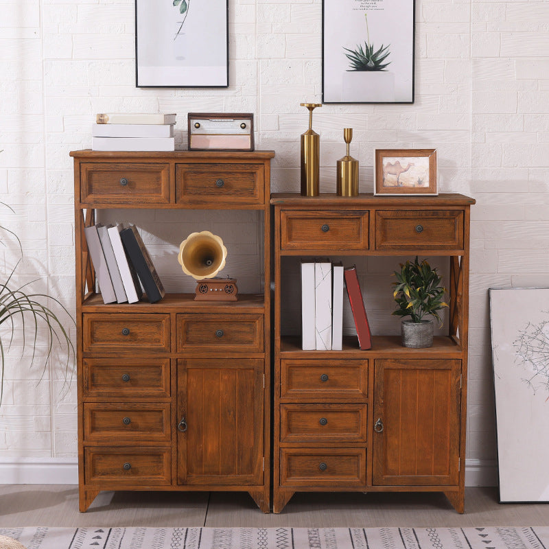 Coastal Combo Dresser Solid Wood Storage Chest Dresser for Bedroom