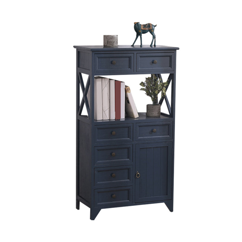 Coastal Combo Dresser Solid Wood Storage Chest Dresser for Bedroom