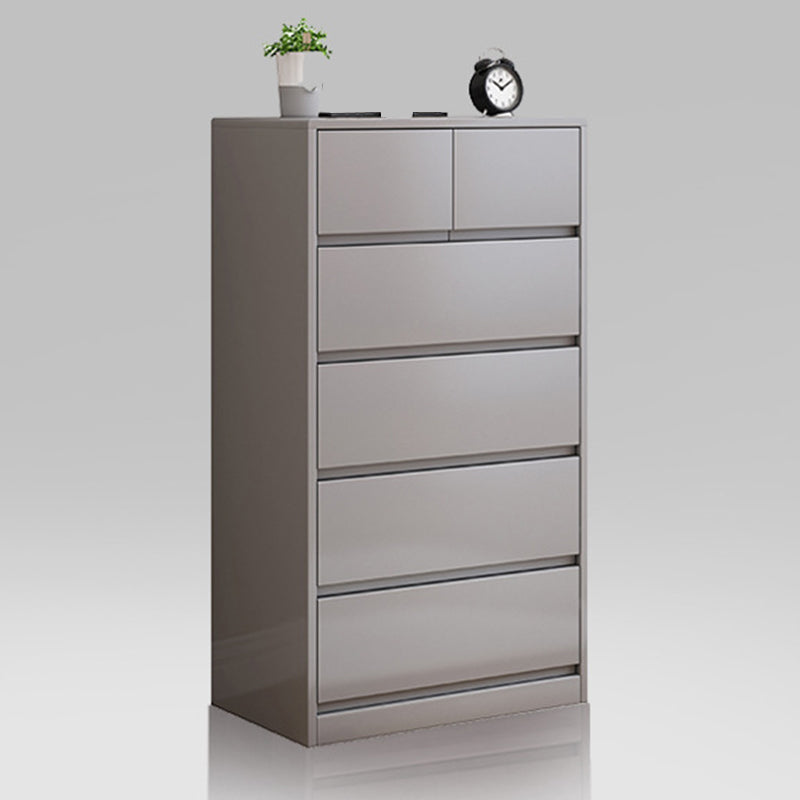 Contemporary Lingerie Chest Rubber Wood Storage Chest Dresser for Home Office