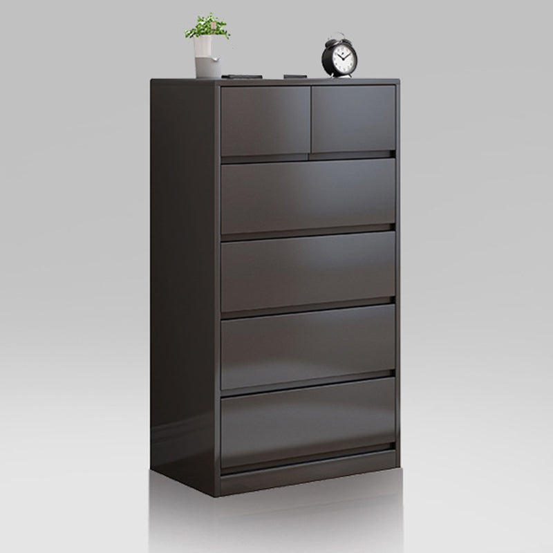 Contemporary Lingerie Chest Rubber Wood Storage Chest Dresser for Home Office