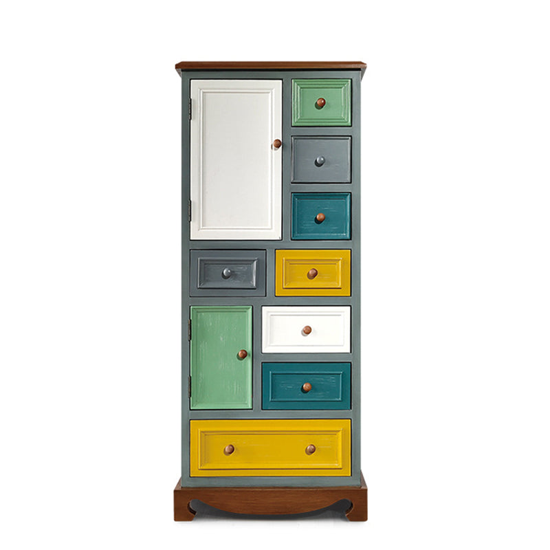 Coastal Birch Storage Chest Dresser Horizontal Storage Chest for Bedroom