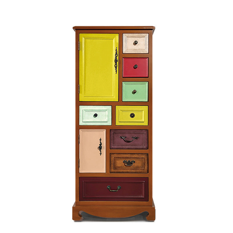 Coastal Birch Storage Chest Dresser Horizontal Storage Chest for Bedroom