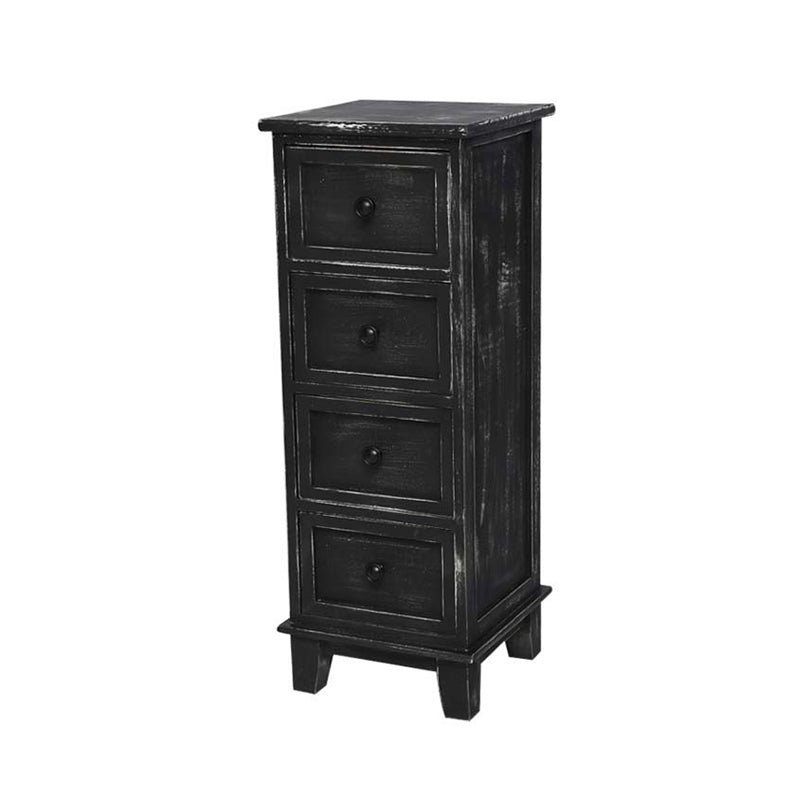 Coastal Dresser Solid Wood Storage Chest with 4/5/6 Drawers , 11.7-inch Width