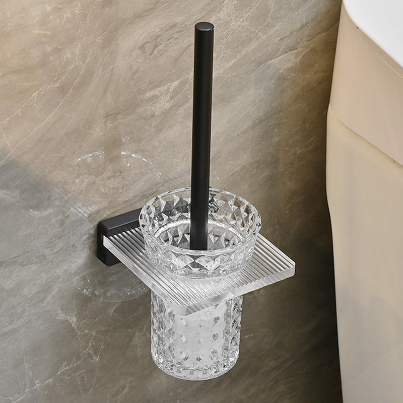 Modern Bathroom Accessory Kit Black Towel Bar Bath Shelf Bathroom Hardware Set